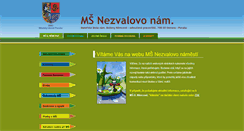 Desktop Screenshot of msnezvalovo.cz